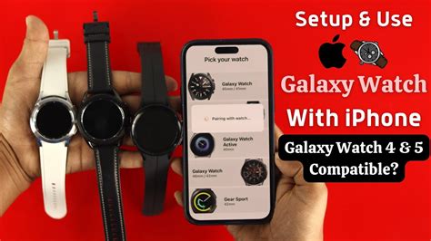 smart watch connect to iphone|using samsung watch with iphone.